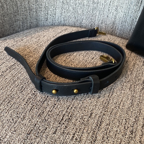 Madewell Zip Top Transport Tote True Black - Picture 14 of 16